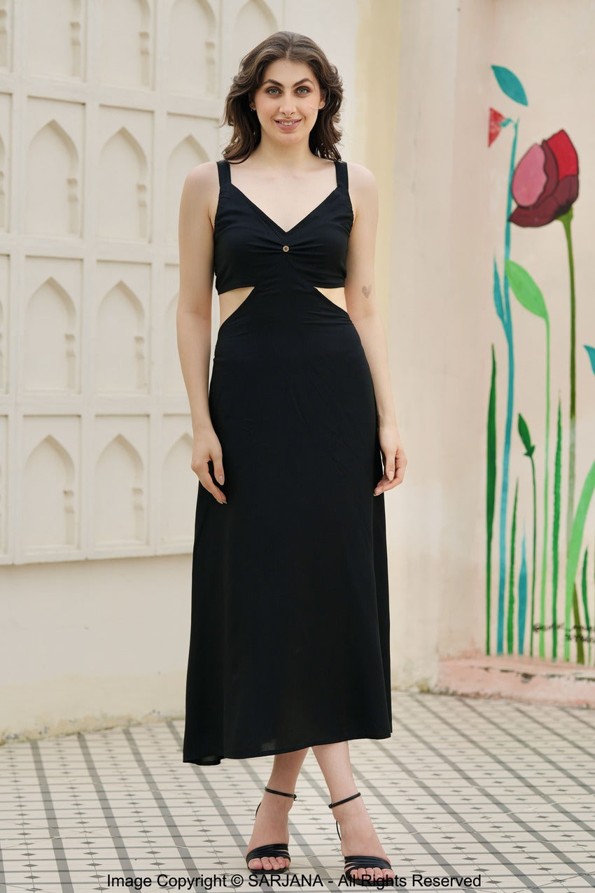 Women's Solid Sleeveless Long Dress V-Neck Casual Party Beach Trendy F Women's Solid Sleeveless Long Dress V-Neck Casual Party Beach Trendy F