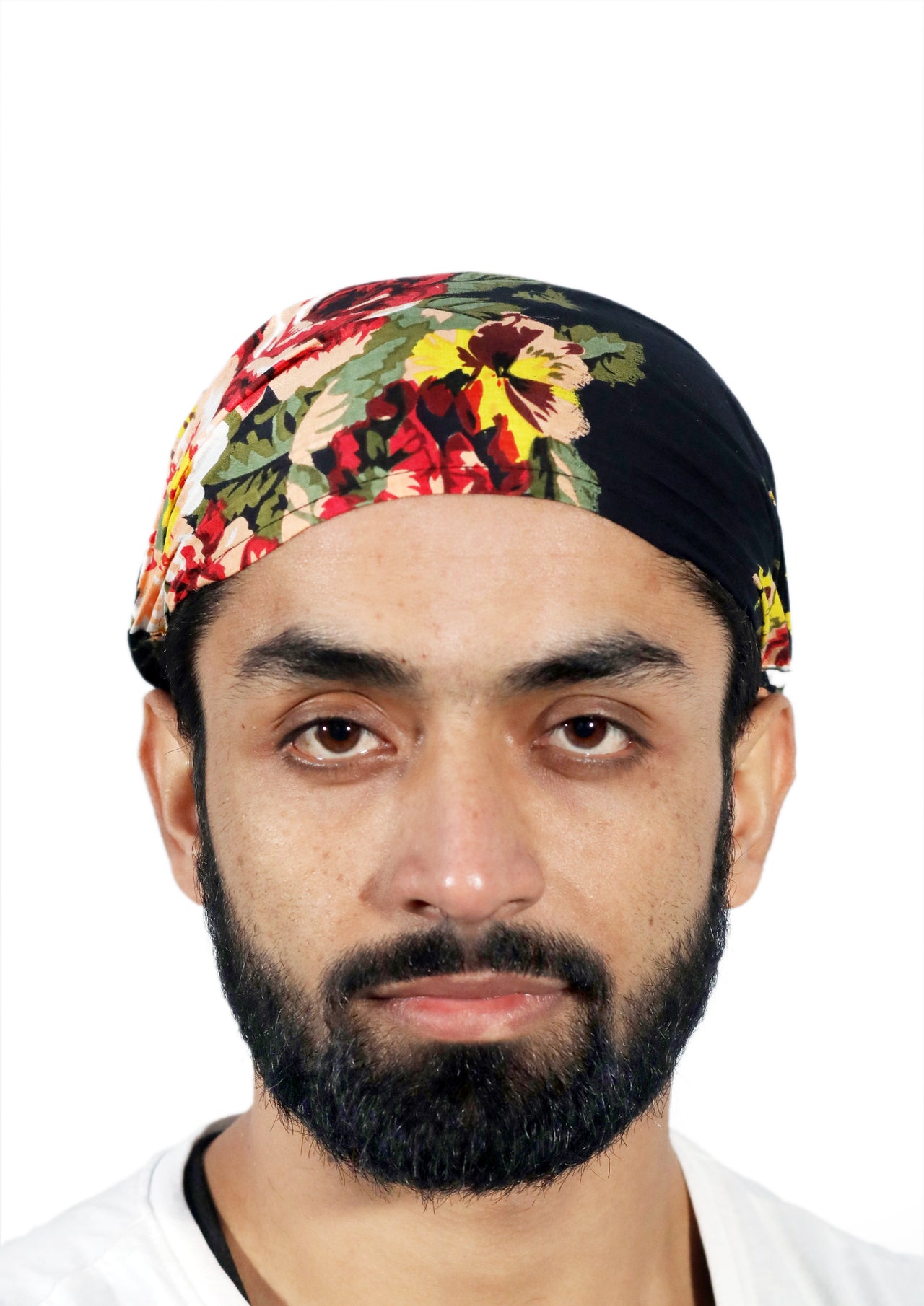 SARJANA Lot 10 Pieces Women Men Cotton Printed Wide Headbands Unisex Head Wrap Bandana