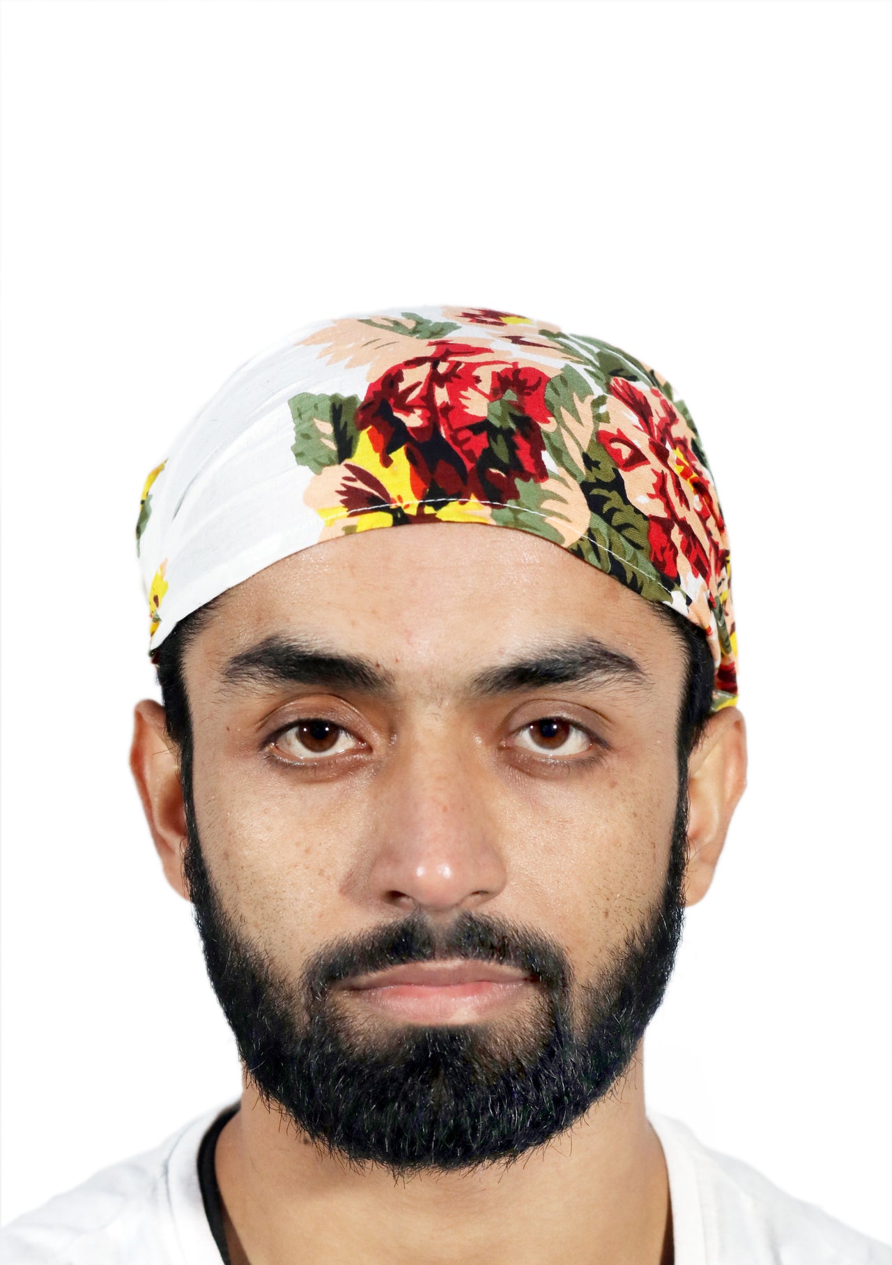 SARJANA Lot 10 Pieces Women Men Cotton Printed Wide Headbands Unisex Head Wrap Bandana