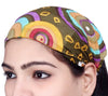 SARJANA Lot 10 Pieces Women Cotton Printed Headband Wide Hairband Men Wrap Yoga Bandana