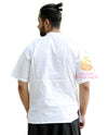 SARJANA Hommes 100% Coton Blanc Chemise Décontractée Court Kurta Indien Coupe Ample Ethnique Solide Kurta