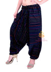 SARJANA Womens Cotton Striped Harem Pants Yoga Trouser Harem Baggy Hippie Genie Unisex Pants