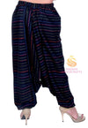 SARJANA Womens Cotton Striped Harem Pants Yoga Trouser Harem Baggy Hippie Genie Unisex Pants