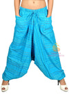 SARJANA Womens Cotton Striped Harem Pants Yoga Trouser Harem Baggy Hippie Genie Unisex Pants