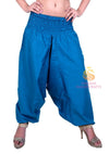 SARJANA Womens Cotton Solid Harem Pants Yoga Trouser Genie Hippie Drop Crotch Pants
