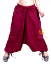 SARJANA Womens Cotton Solid Harem Pants Yoga Trouser Harem Baggy Hippie Genie Unisex Pants
