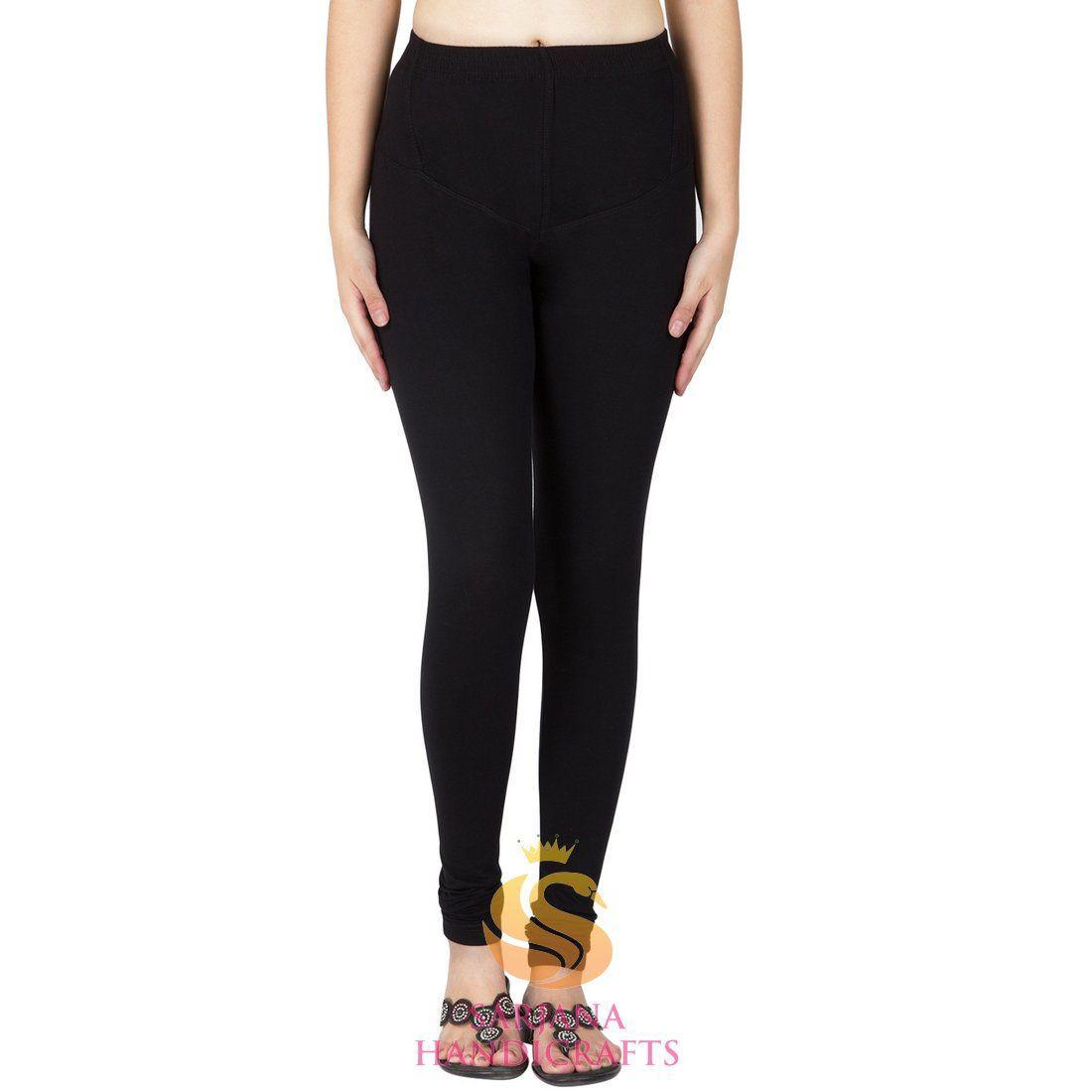 SARJANA Women's Cotton Authentic Churidar Leggings Casual Yoga Pants