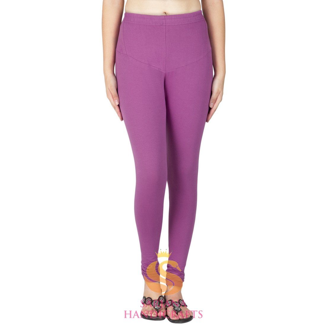 SARJANA Women Cotton Lilac Color Authentic Churidar Leggings Casual Pa –  Sarjana Shop