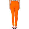 SARJANA Femmes Coton Couleur Orange Authentique Churidar Leggings Pantalons Décontractés