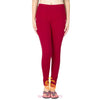 SARJANA Women Cotton Red Color Authentic Churidar Leggings Casual Pants