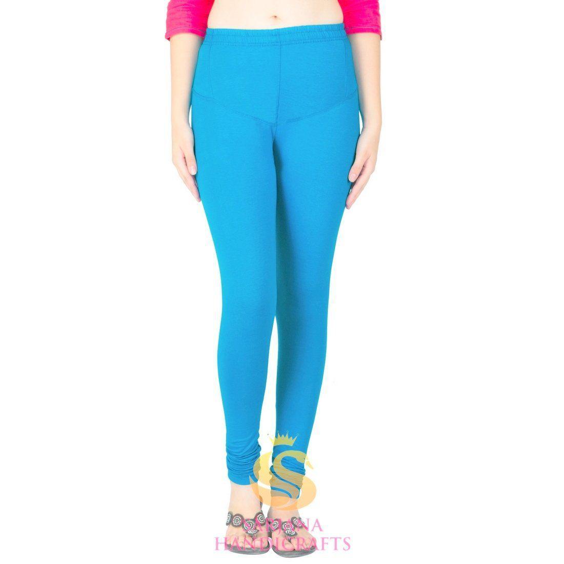 SARJANA Women's Cotton Authentic Churidar Leggings Casual Yoga Pants