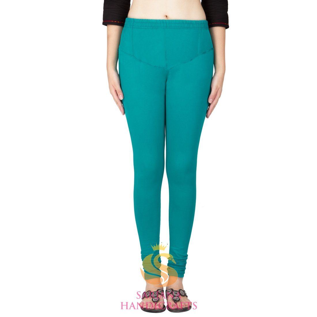 Buy Fabulous Turquoise Cotton Solid Leggings For Women Online In India At  Discounted Prices