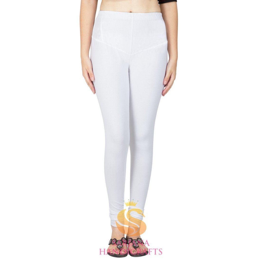 SARJANA Women's Cotton Authentic Churidar Leggings Casual Yoga Pants