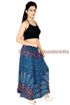SARJANA Women Skirt Rayon Mandala Printed Stretch Waist Casual Summer Skirt