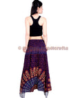 SARJANA Women Skirt Rayon Mandala Printed Stretch Waist Casual Summer Skirt