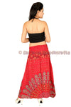 SARJANA Women Skirt Rayon Mandala Printed Stretch Waist Casual Summer Skirt