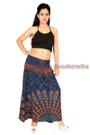 SARJANA Women Skirt Rayon Mandala Printed Stretch Waist Casual Summer Skirt