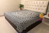 SARJANA Queen Size Cotton Flat Bed Sheet Floral Mandala Double Bedspread Bedding Dorm Throw